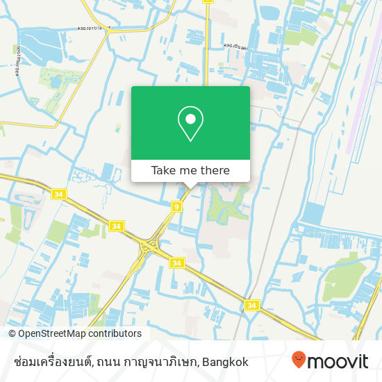 ซ่อมเครื่องยนต์, ถนน กาญจนาภิเษก map