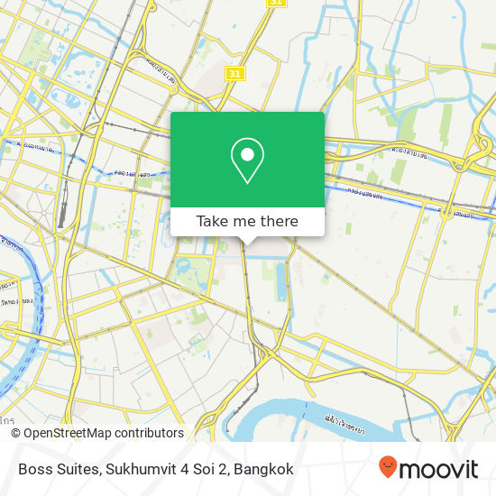 Boss Suites, Sukhumvit 4 Soi 2 map