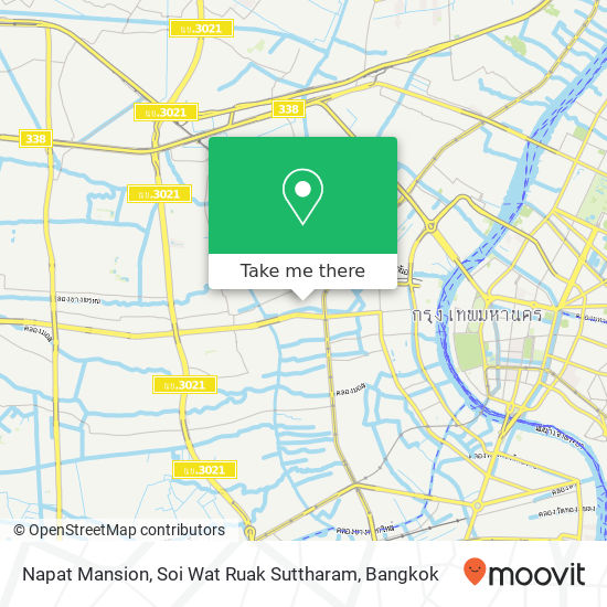 Napat Mansion, Soi Wat Ruak Suttharam map