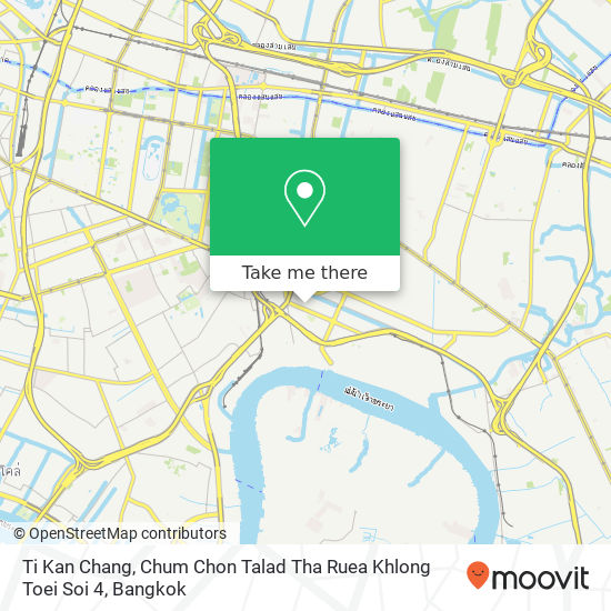 Ti Kan Chang, Chum Chon Talad Tha Ruea Khlong Toei Soi 4 map