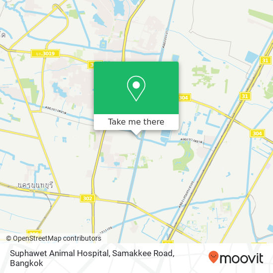 Suphawet Animal Hospital, Samakkee Road map