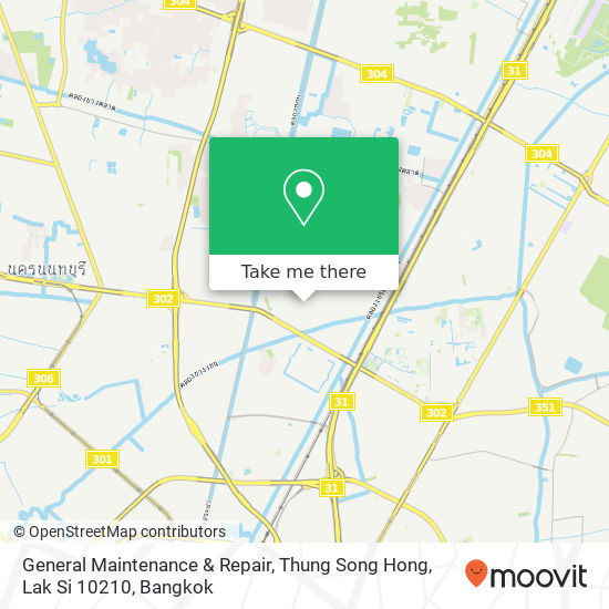 General Maintenance & Repair, Thung Song Hong, Lak Si 10210 map