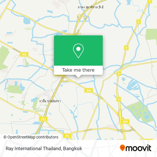 Ray International Thailand map