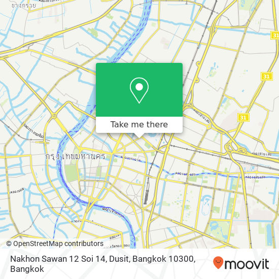 Nakhon Sawan 12 Soi 14, Dusit, Bangkok 10300 map