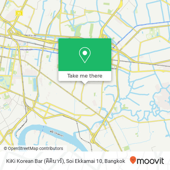 KiKi Korean Bar (คิคิบาร์), Soi Ekkamai 10 map