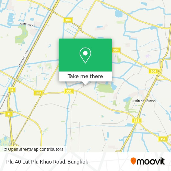 Pla 40 Lat Pla Khao Road map