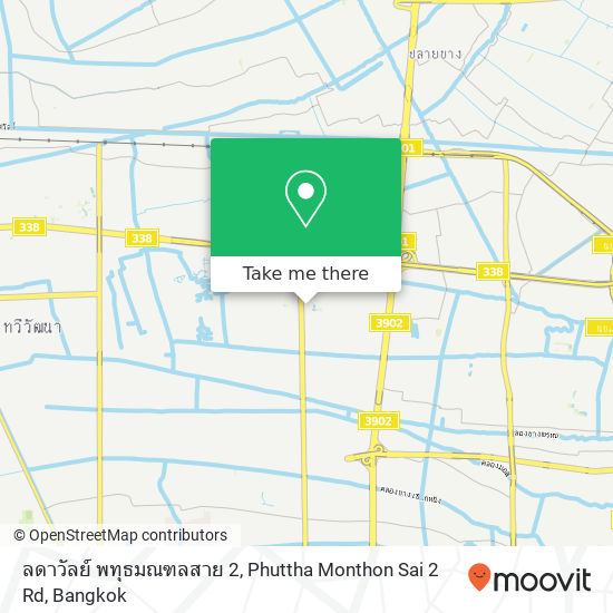 ลดาวัลย์ พทุธมณฑลสาย 2, Phuttha Monthon Sai 2 Rd map