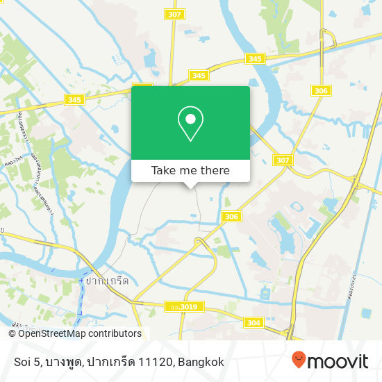 Soi 5, บางพูด, ปากเกร็ด 11120 map