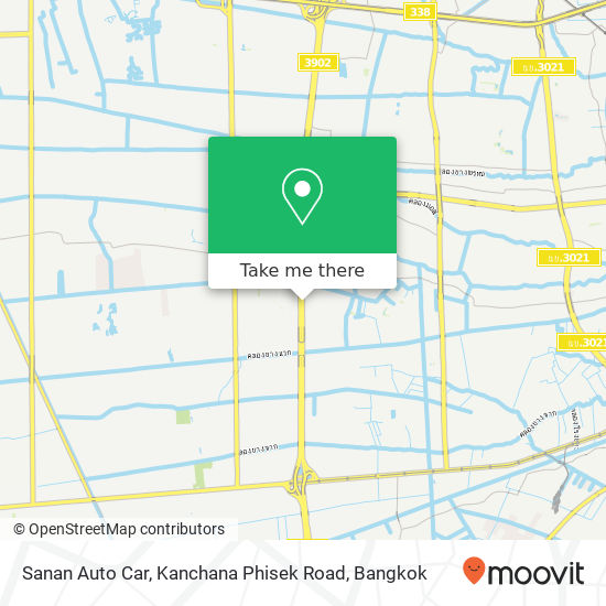 Sanan Auto Car, Kanchana Phisek Road map