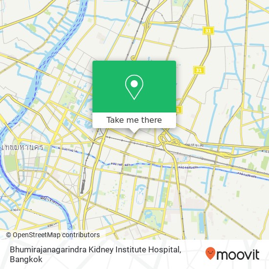 Bhumirajanagarindra Kidney Institute Hospital map