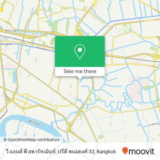 วี แอนด์ พี อพาร์ทเม้นท์, ปรีดี พนมยงค์ 32 map