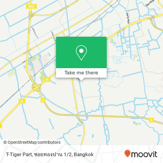 T-Tiger Part, ซอยทองปาน 1/2 map