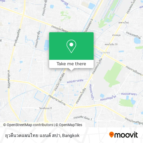 ยุวดีนวดแผนไทย แอนด์ สปา map