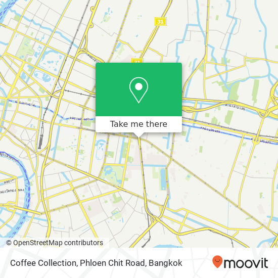 Coffee Collection, Phloen Chit Road map