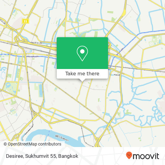 Desiree, Sukhumvit 55 map