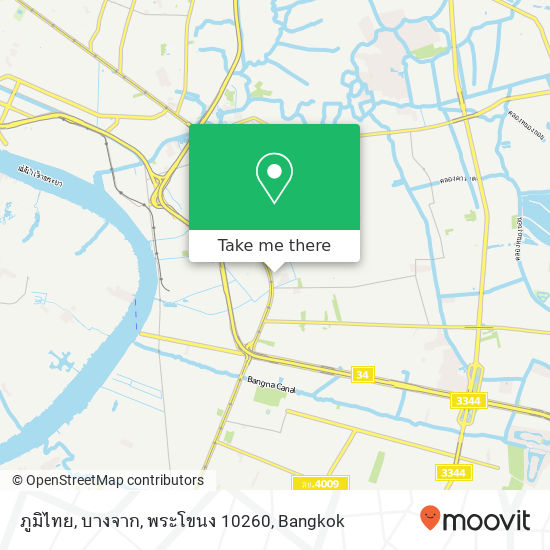 ภูมิไทย, บางจาก, พระโขนง 10260 map