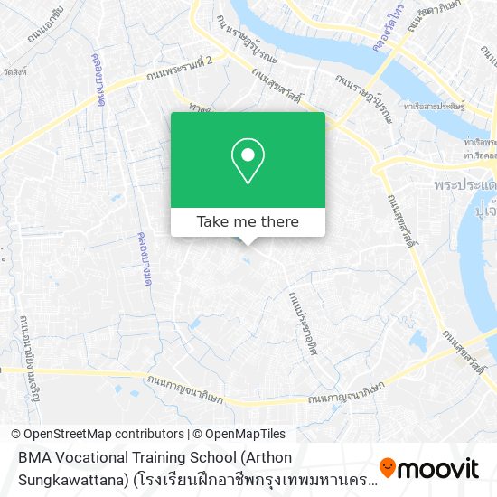 BMA Vocational Training School (Arthon Sungkawattana) (โรงเรียนฝึกอาชีพกรุงเทพมหานคร (อาทร สังขะวัฒ map