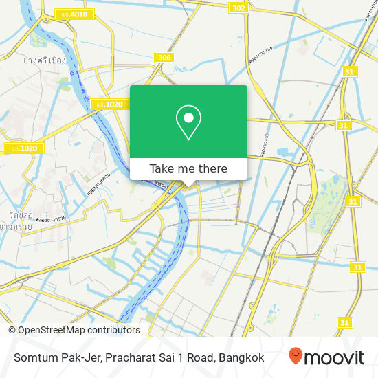 Somtum Pak-Jer, Pracharat Sai 1 Road map