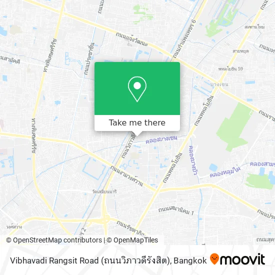 Vibhavadi Rangsit Road (ถนนวิภาวดีรังสิต) map