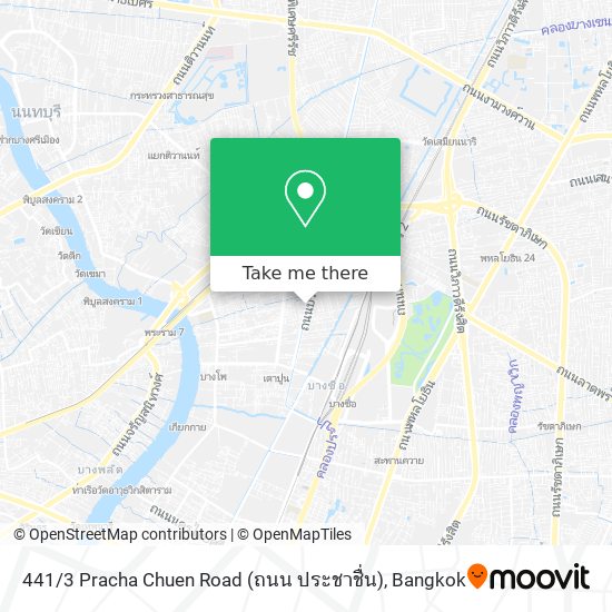 441 / 3 Pracha Chuen Road (ถนน ประชาชื่น) map