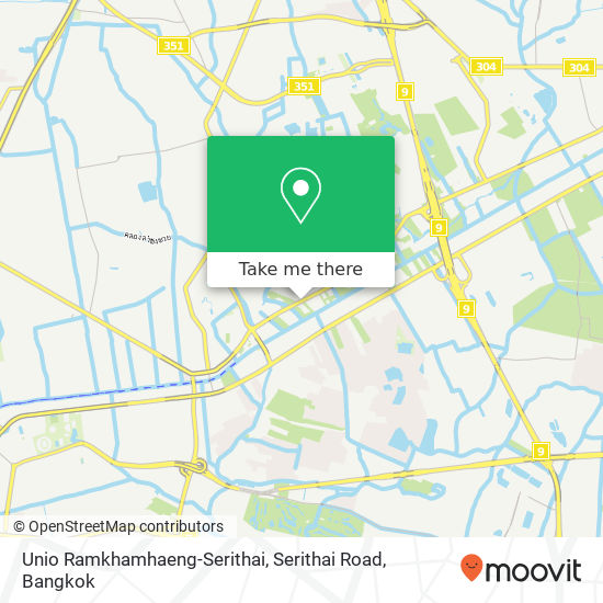 Unio Ramkhamhaeng-Serithai, Serithai Road map