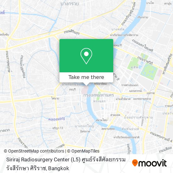 Siriraj Radiosurgery Center (L5) ศูนย์รังสีศัลยกรรม รังสีรักษา ศิริราช map