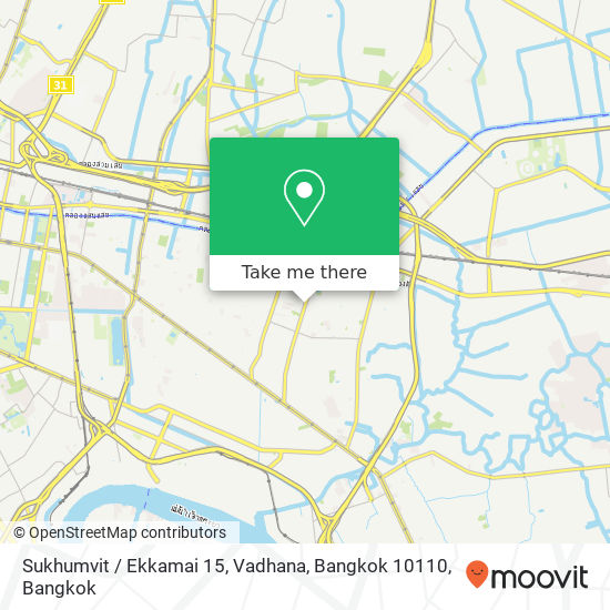 Sukhumvit / Ekkamai 15, Vadhana, Bangkok 10110 map