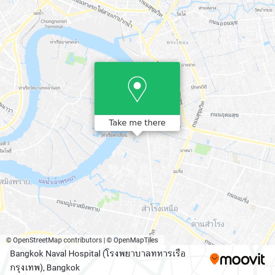 Bangkok Naval Hospital (โรงพยาบาลทหารเรือกรุงเทพ) map