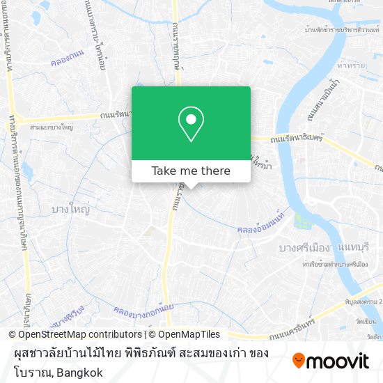 ผุสชาวลัยบ้านไม้ไทย พิพิธภัณฑ์ สะสมของเก่า ของโบราณ map