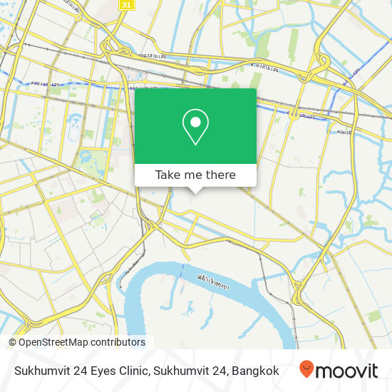 Sukhumvit 24 Eyes Clinic, Sukhumvit 24 map