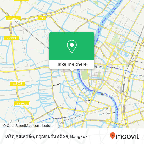 เจริญสุขเครดิต, อรุณอมรินทร์ 29 map