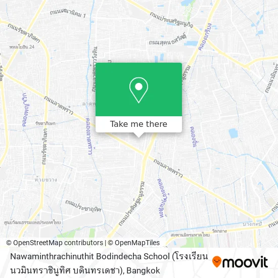 Nawaminthrachinuthit Bodindecha School (โรงเรียนนวมินทราชินูทิศ บดินทรเดชา) map