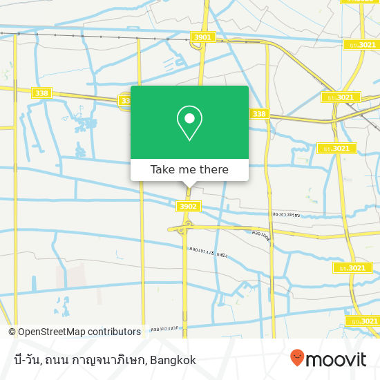 บี-วัน, ถนน กาญจนาภิเษก map