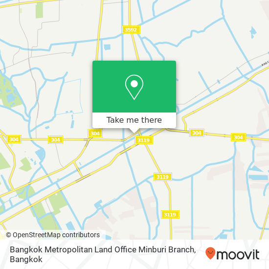 Bangkok Metropolitan Land Office Minburi Branch map
