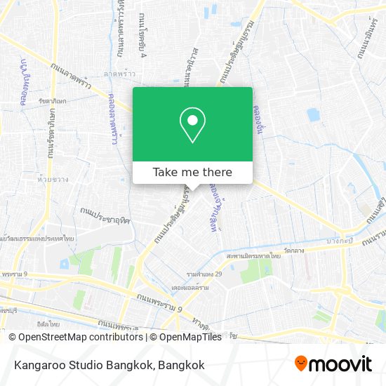 Kangaroo Studio Bangkok map