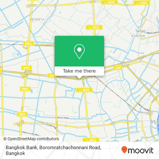 Bangkok Bank, Boromratchachonnani Road map