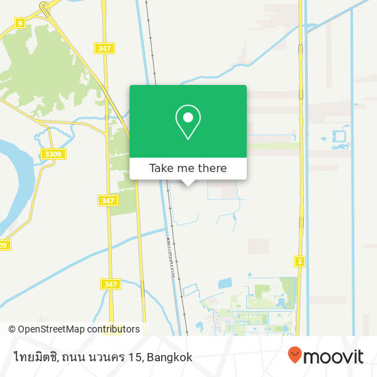 ไทยมิตชิ, ถนน นวนคร 15 map