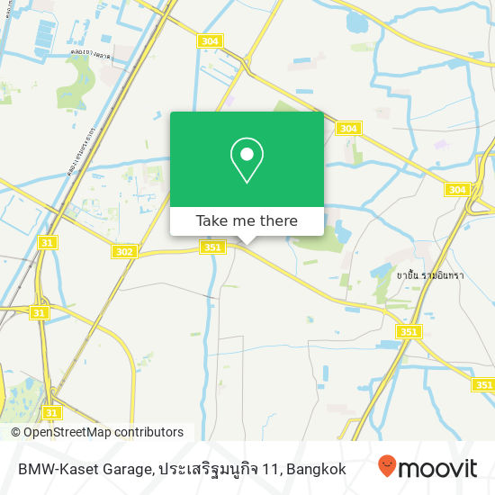 BMW-Kaset Garage, ประเสริฐมนูกิจ 11 map