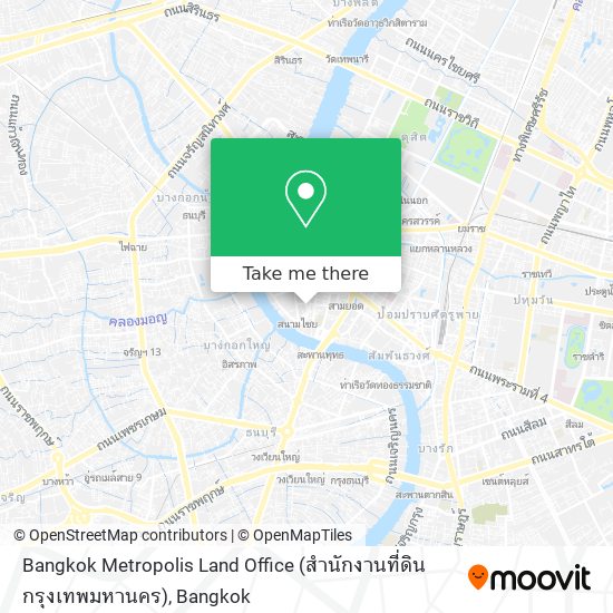 Bangkok Metropolis Land Office (สำนักงานที่ดินกรุงเทพมหานคร) map