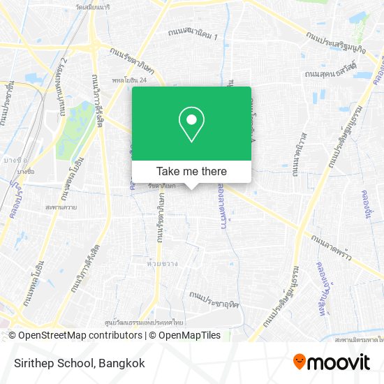 Sirithep School map