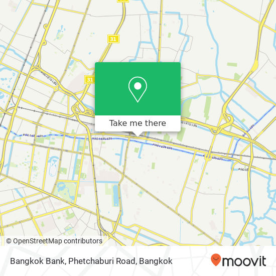 Bangkok Bank, Phetchaburi Road map