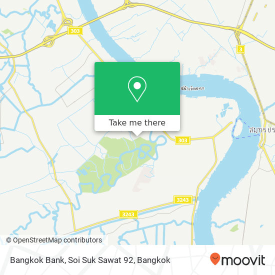 Bangkok Bank, Soi Suk Sawat 92 map
