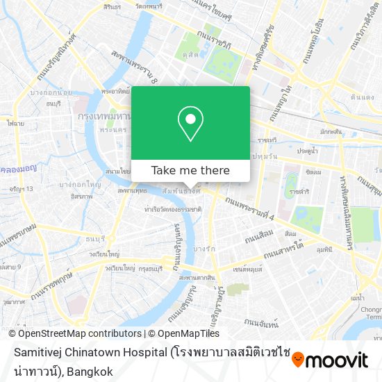 Samitivej Chinatown Hospital (โรงพยาบาลสมิติเวชไชน่าทาวน์) map