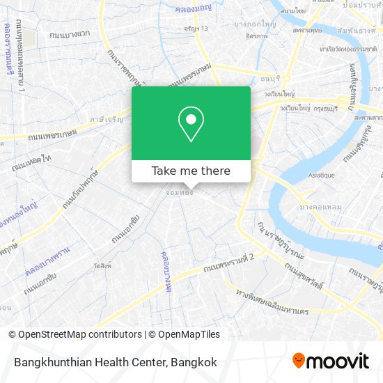 Bangkhunthian Health Center map