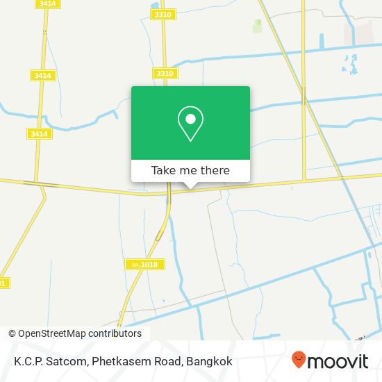 K.C.P. Satcom, Phetkasem Road map