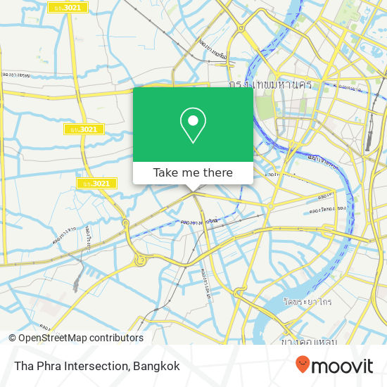 Tha Phra Intersection map