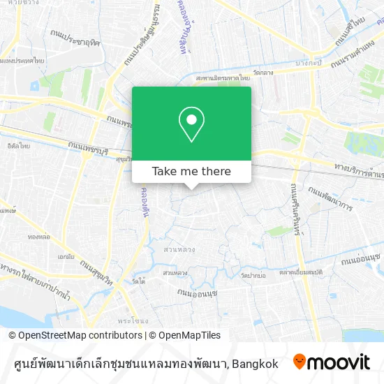 ศูนย์พัฒนาเด็กเล็กชุมชนแหลมทองพัฒนา map