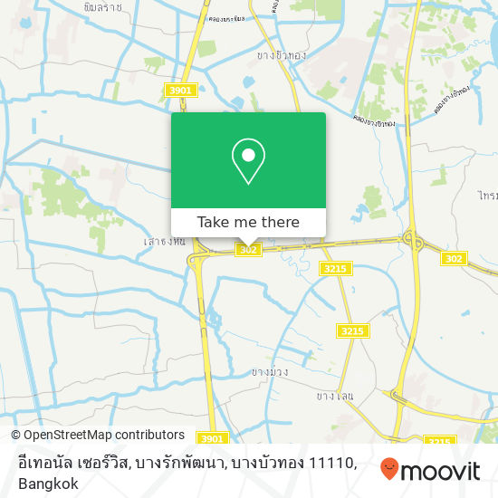 อีเทอนัล เซอร์วิส, บางรักพัฒนา, บางบัวทอง 11110 map