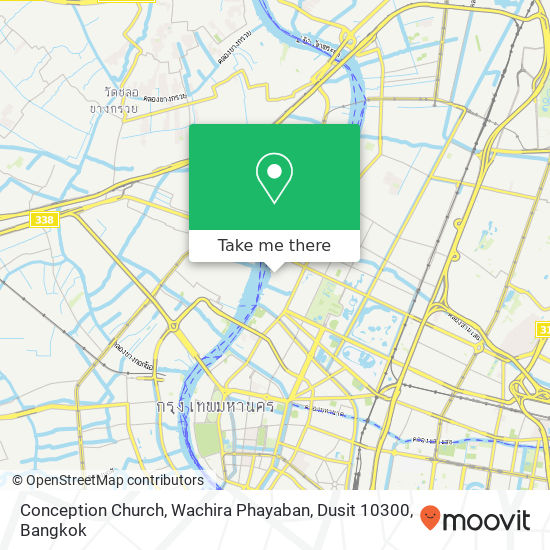 Conception Church, Wachira Phayaban, Dusit 10300 map
