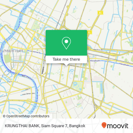 KRUNGTHAI BANK, Siam Square 7 map